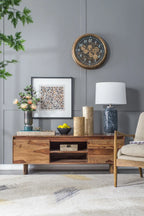 Sleek Silver Toned Glass Vase for Modern Home Decor 13 Inch Tall