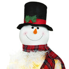 Snowman Christmas Tree 100 Lights 380 Branch Tips Xmas Decor