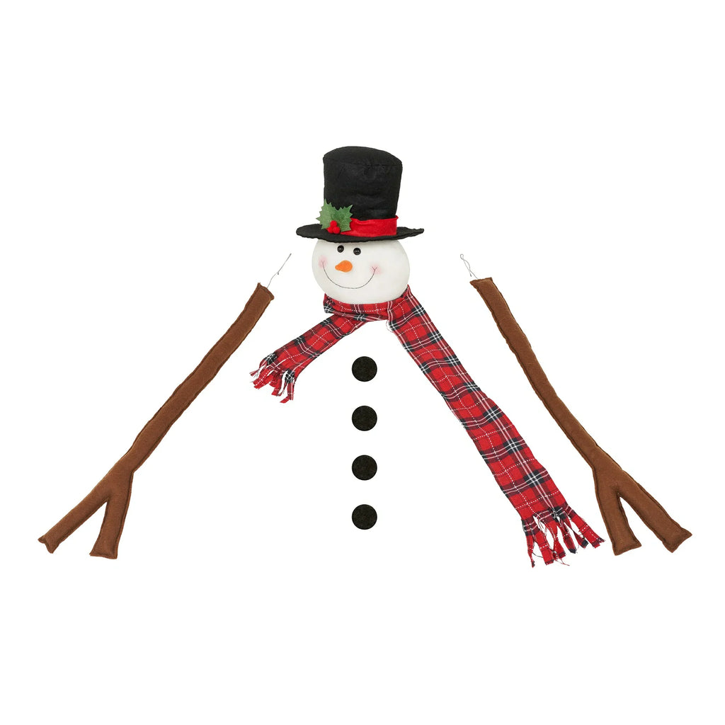 Snowman Christmas Tree 100 Lights 380 Branch Tips Xmas Decor