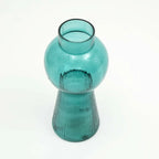 Tall Funnel Vase for Large Arrangements 12 Inch Green Centerpiece