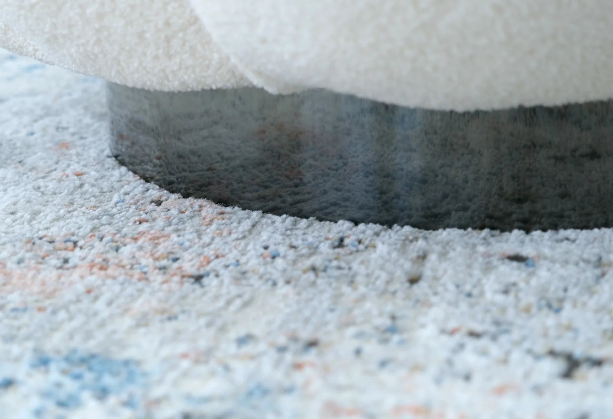 White Pumpkin Bubble Swivel Accent Chair Boneless Single Sofa