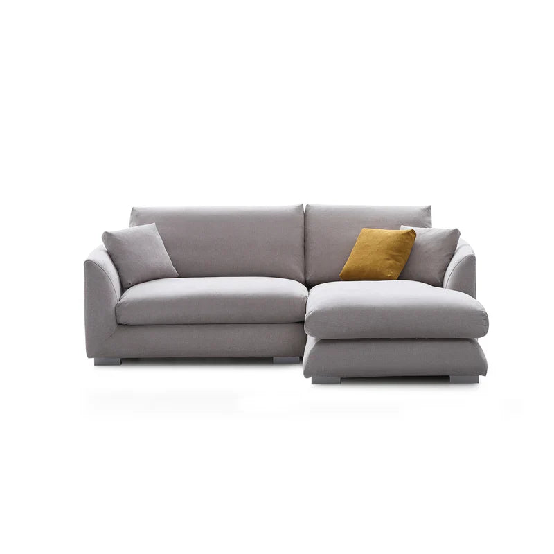 Feathers Sectional Couch Chaise Lounge 88-170 Inches